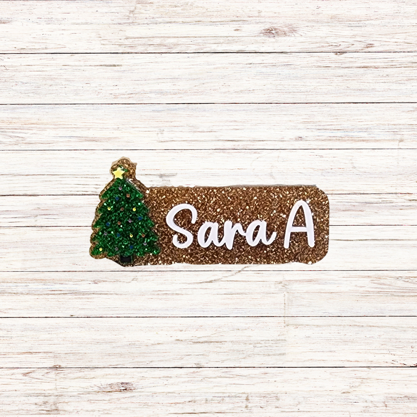 Christmas Acrylic Name Badges