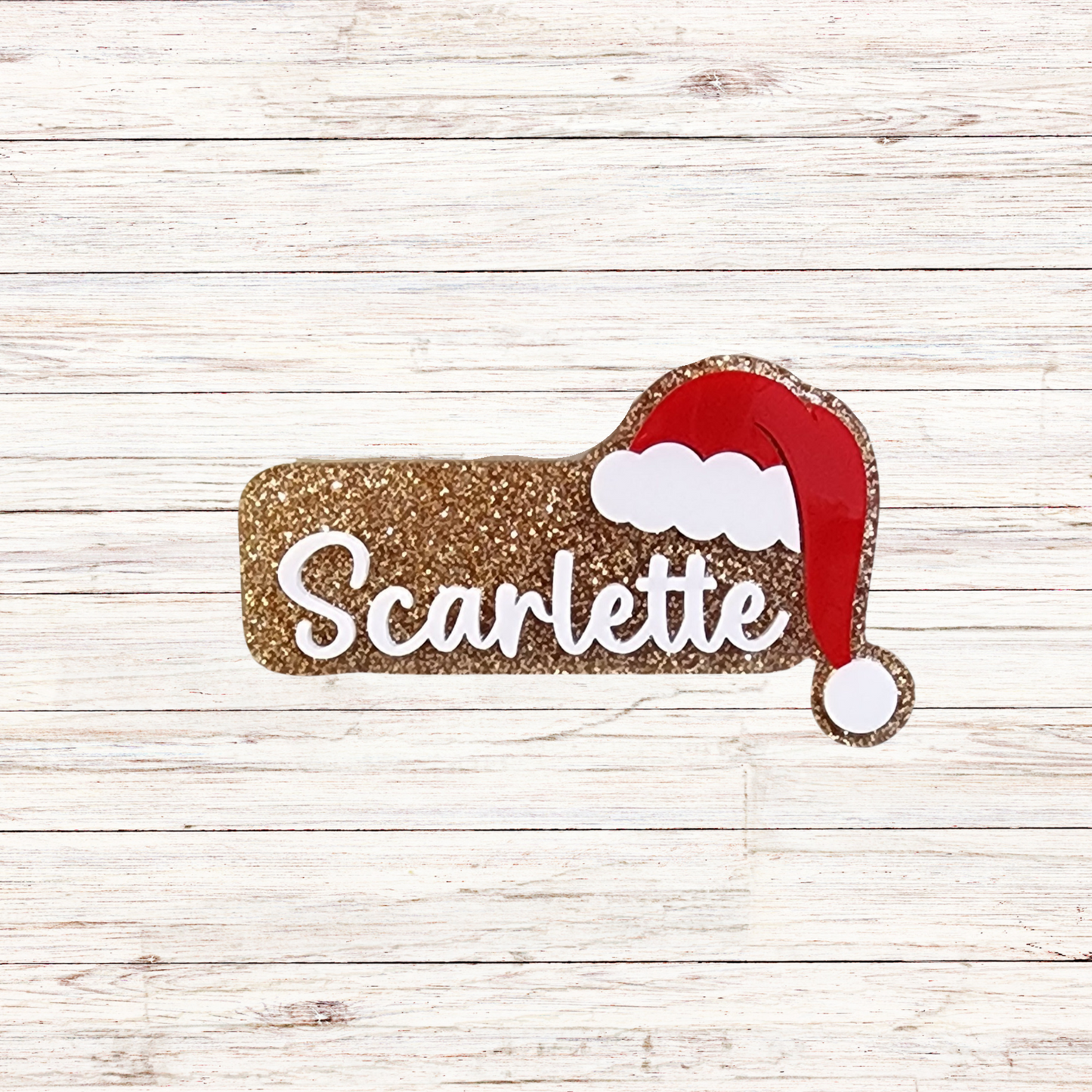 Christmas Acrylic Name Badges