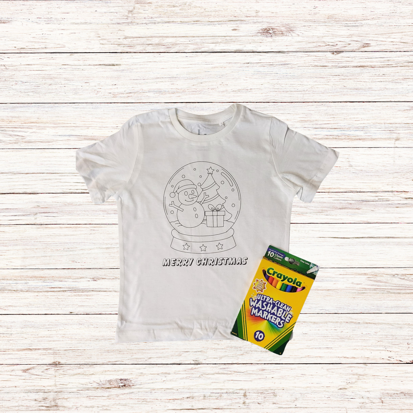 Colour In T Shirt with Washable Markers