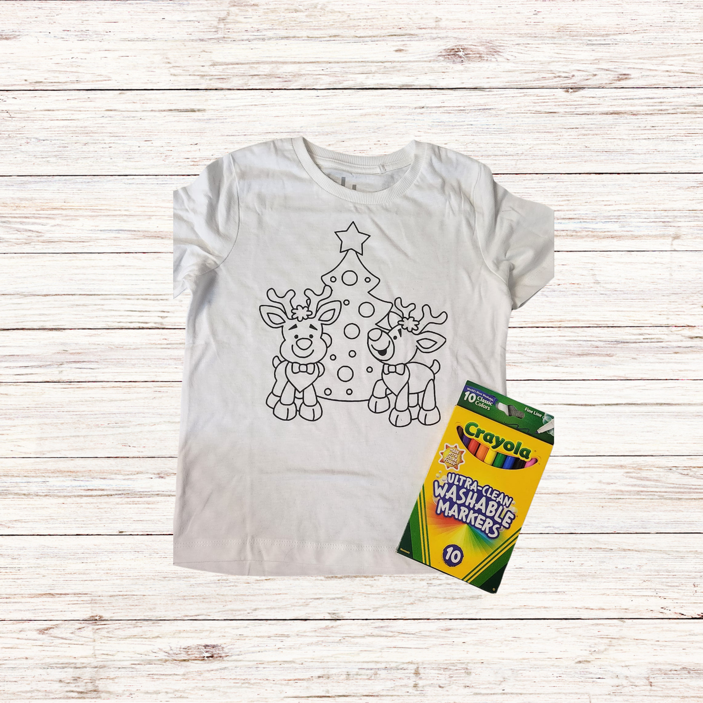 Colour In T Shirt with Washable Markers