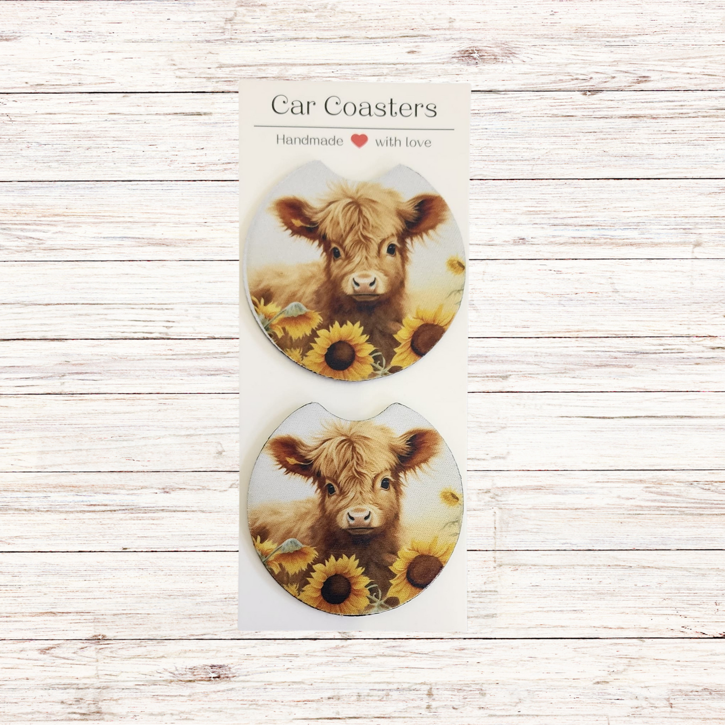 Sublimated Car Coasters